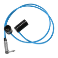 16” Straight Dual Low Profile Right Angle XLR to Single Stereo 3.5mm TRS