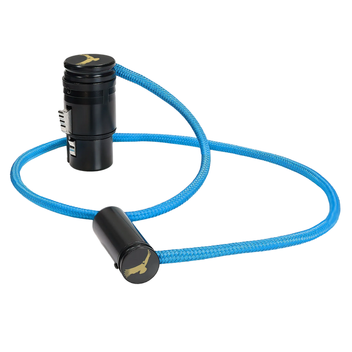 17" Mini Adjustable XLR Male to Adjustable Female XLR Audio Cable