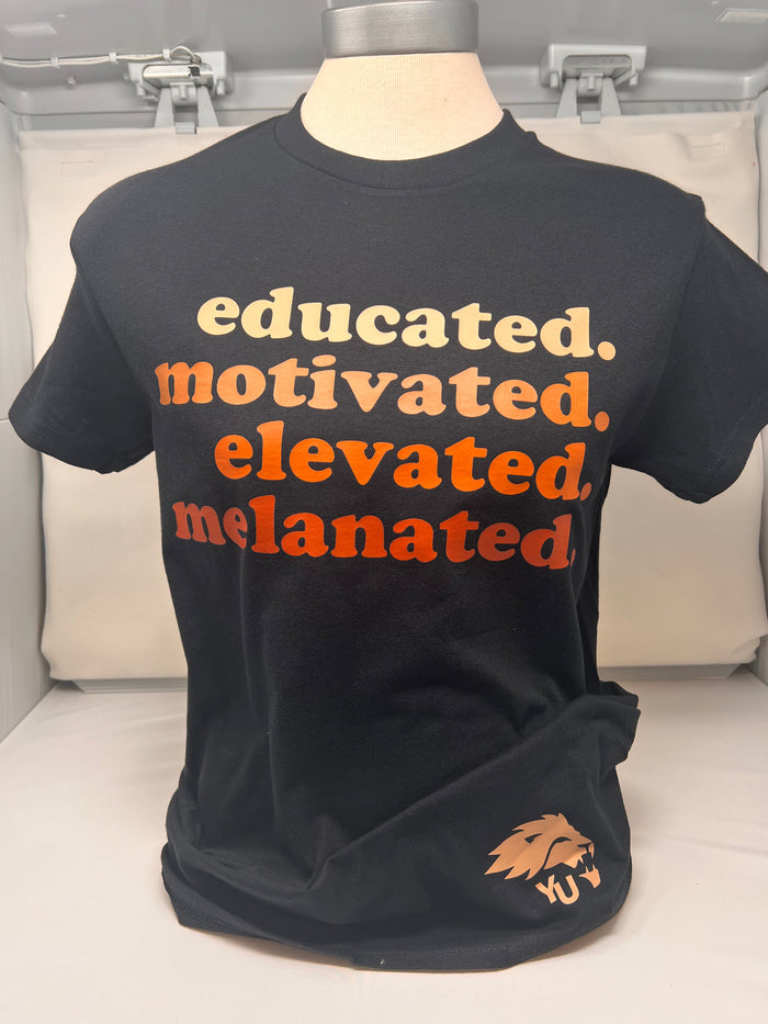 BHM Educate.Motivated.Elevated Lions T-Shirt '25