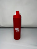 Lions Glass Water Bottle