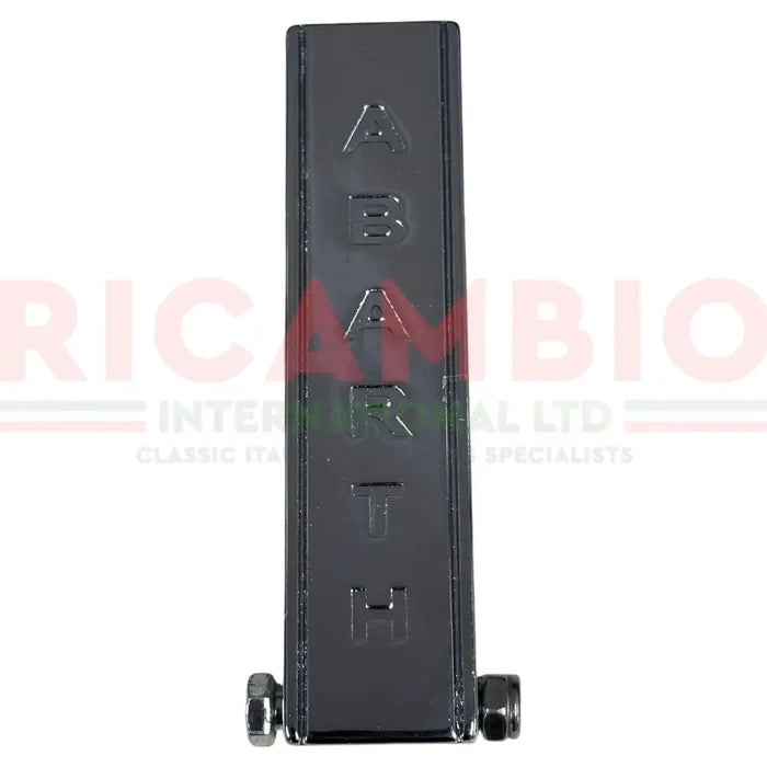 Abarth Chrome Engine Lid Opening Brackets - Classic Fiat 500 - Abarth