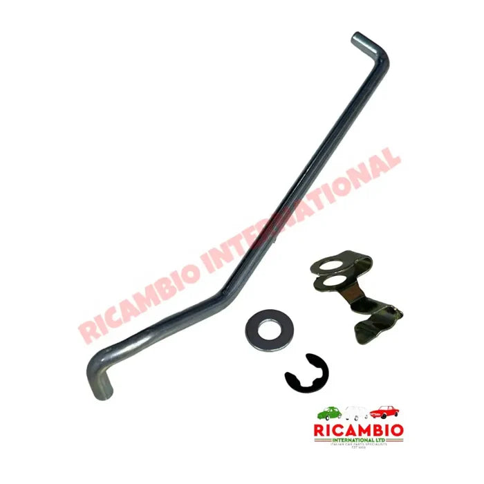 Accelerator Carburettor Rod & Fittings - Classic Fiat 500 Autobianchi Bianchina - Fuel System