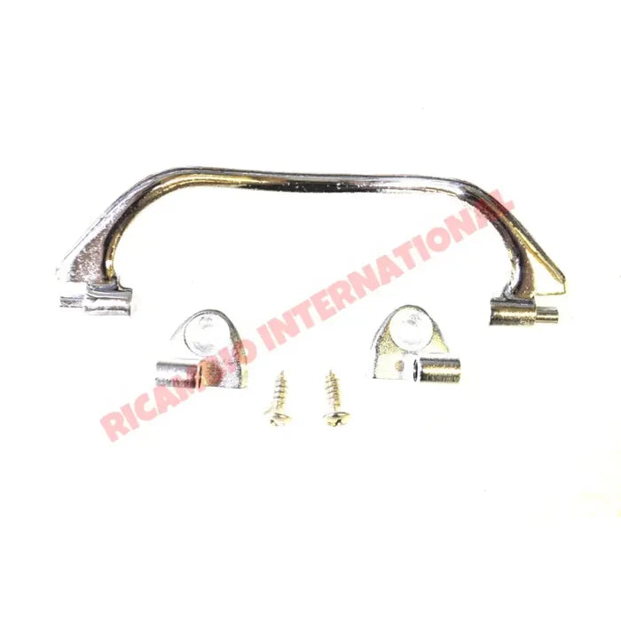 Aluminium Inner Door Pull Handle & Screws - Classic Fiat 500 126 600 - Classic Fiat 500 Parts & Spares