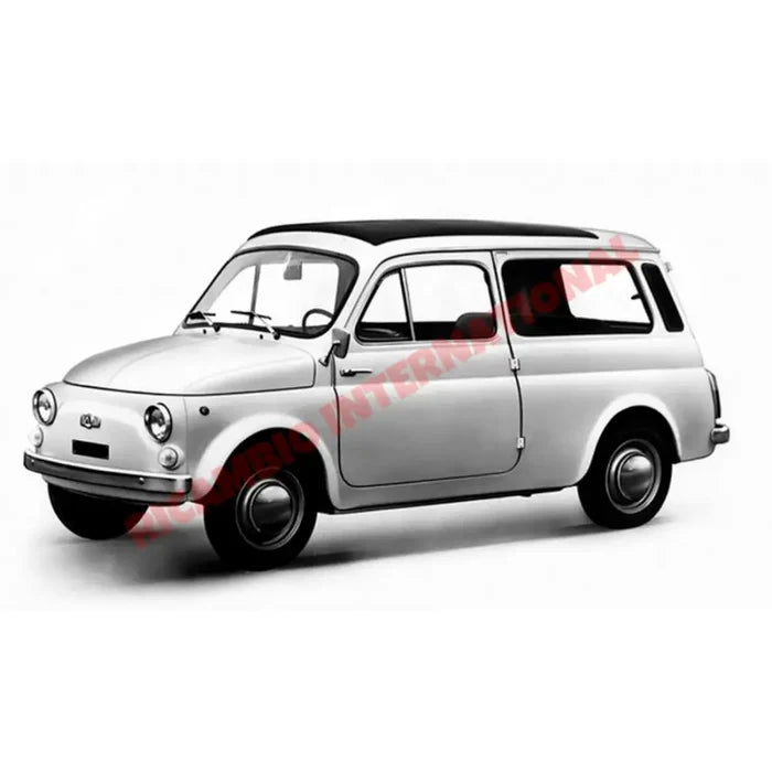Aluminium Sill Moulding Trim Kit (2 piece) - Classic Fiat 500 - Chrome - Aluminium & Exterior Trim Parts