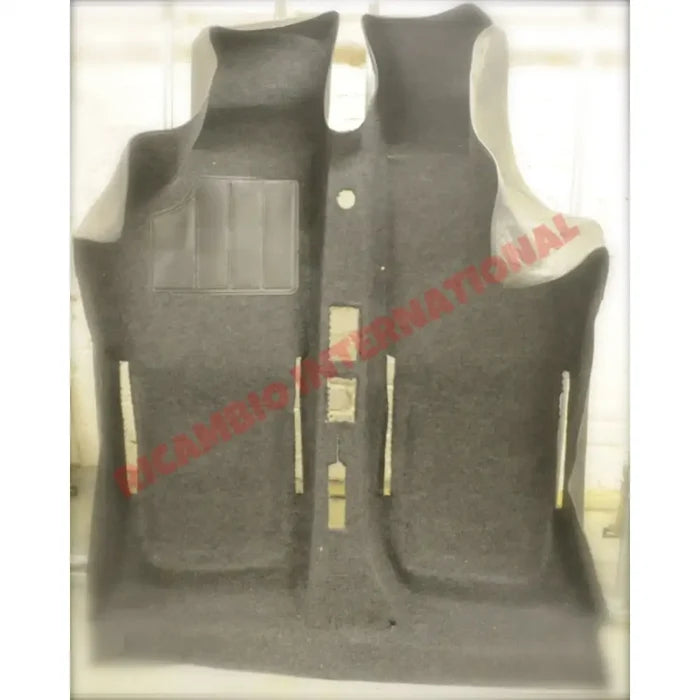 Anthracite Carpet Complete (for LHD) - Classic Fiat 500 - Carpet