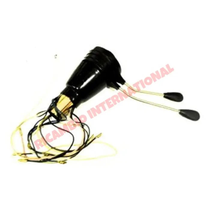 Black & Chrome Column Indicator Switch - Classic Fiat 500 - Lights - Lamps and Lenses