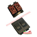 Black Drivers Twin Electric Window Switch - Lancia Thema - Electrical