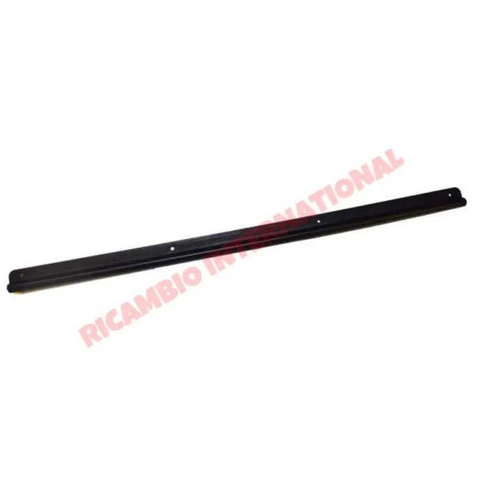 Black Plastic Inner Foot/Kick Plate Trim & Screws - Fiat 126 - Bumpers & Assorted Exterior Trim