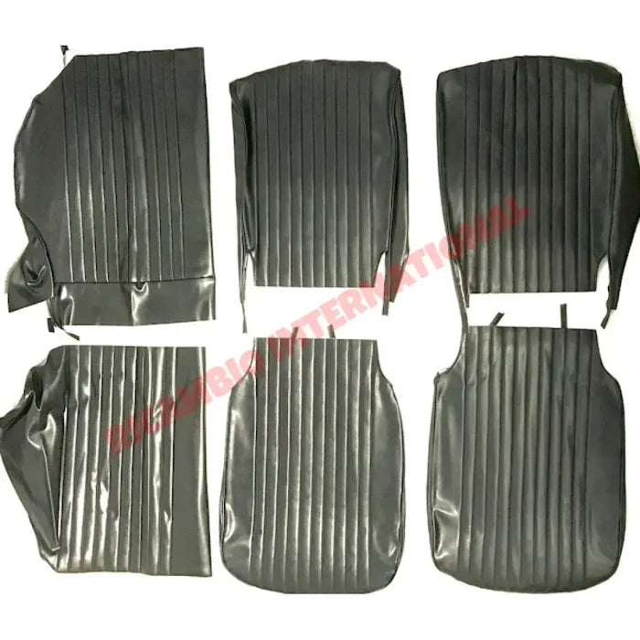 Black Seat Covers Set - Classic Fiat 500L - Seat Covers - Padding and Seat Spring