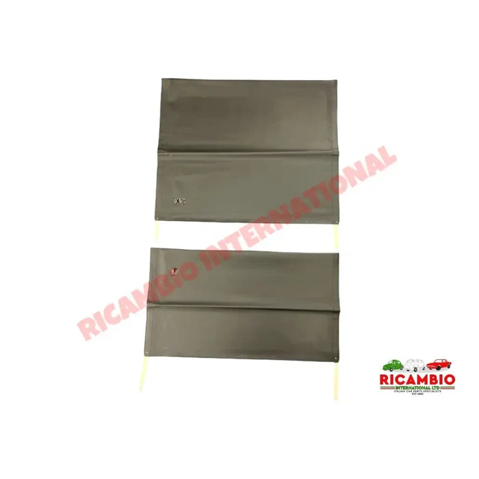 Black Twin Canvas Sunroof Kit - Classic Fiat Panda - Sunroof & Associated Parts
