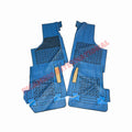 Blue Rubber Mat Set (Best Quality) (4 piece) - Classic Fiat 500 - Rubber Mats