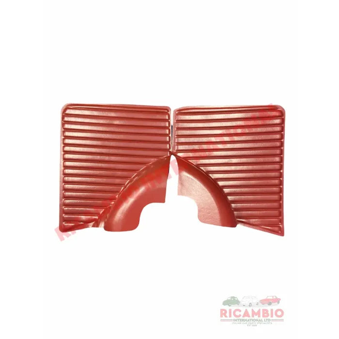 Bordeaux Red Inner Arch Panel Set - Classic Fiat 500L - Classic Fiat 500 Parts & Spares