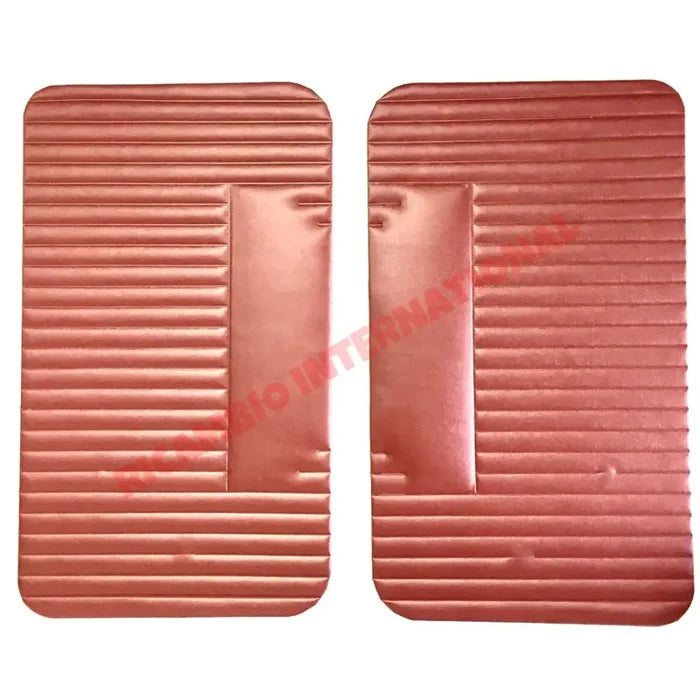 Bordeaux Red Inner Door Panel Set - Classic Fiat 500L - Interior Parts and Trim