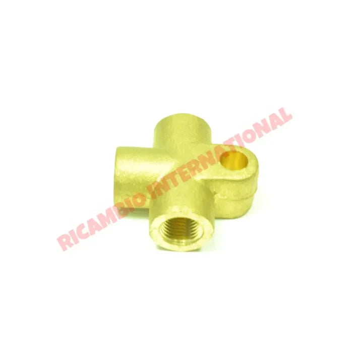 Brass Three Way Brake Joint/T-Piece - Fiat Alfa Romeo & Lancia - Brake Parts and Components