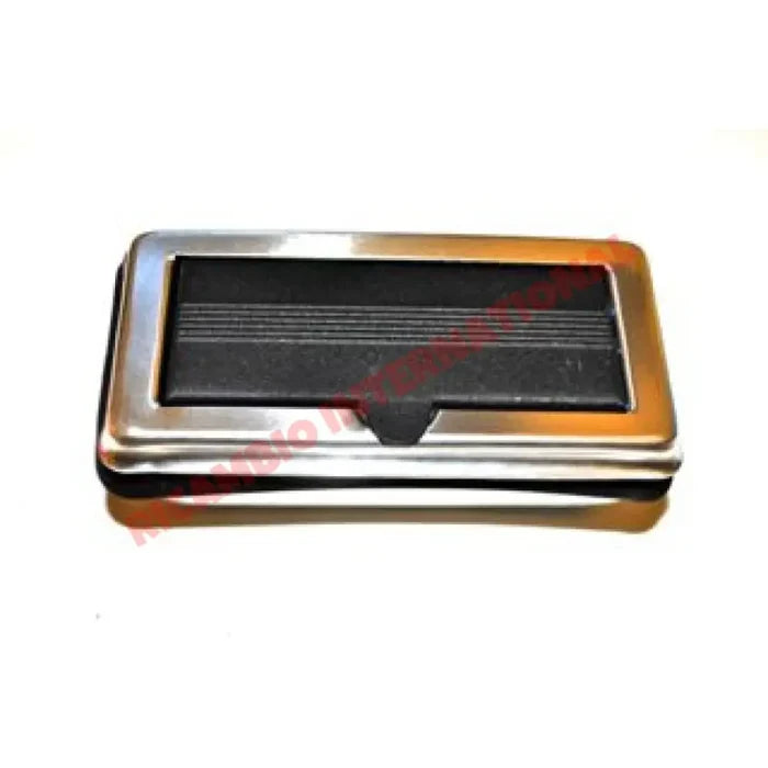 Brushed Aluminium & Black Ashtray - Classic Fiat 500 126 600 - Interior Trim