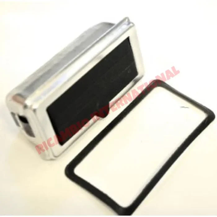 Brushed Aluminium & Black Ashtray - Classic Fiat 500 126 600 - Interior Trim