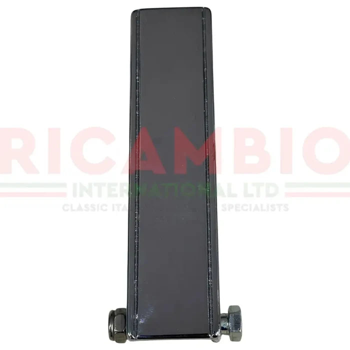 Chrome Engine Lid Opening Brackets - Classic Fiat 500 - Abarth