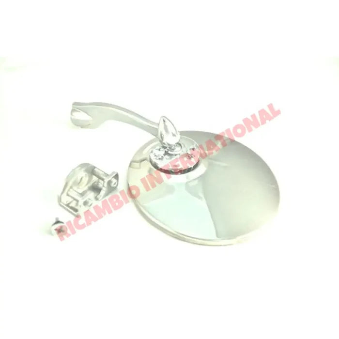 Chrome Mirror (Clip-on) - Classic Fiat 500 N/D/G,600 - Chrome - Aluminium & Exterior Trim Parts