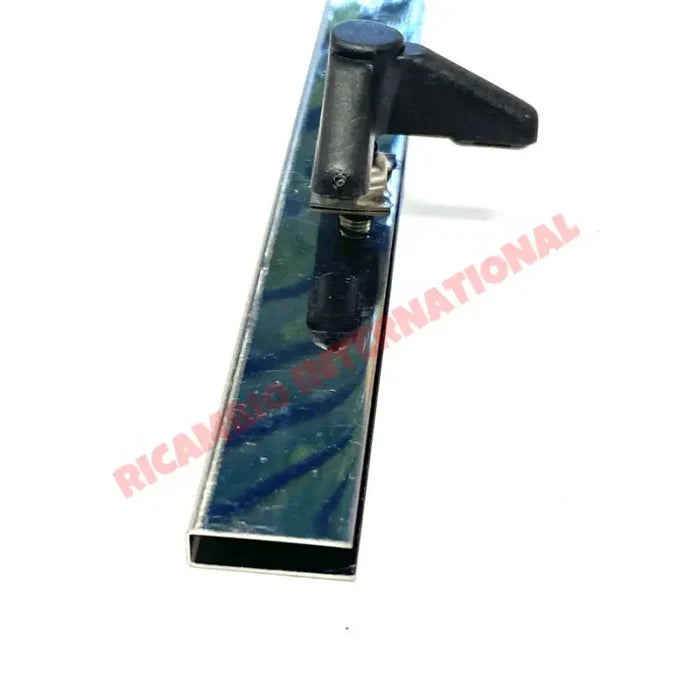 Chrome Quarter Light Securing Bracket - Classic Fiat 500 - Internal Handles and Parts