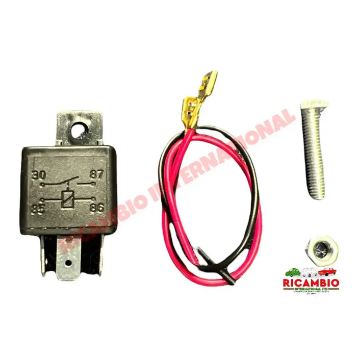 Classic Car Chrome Klaxon Horn - Classic Fiat 500 600 850 900 - Fiat 600 Ignition & Electrical Items