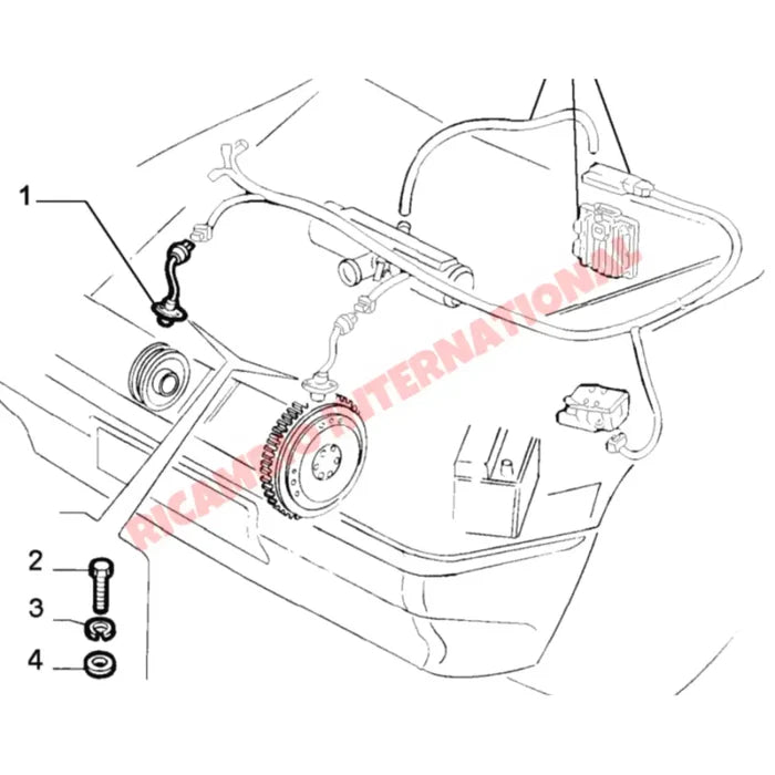 Crankshaft Sensor - Fiat Uno Cinquecento Ducato - Ignition & Electronic Parts