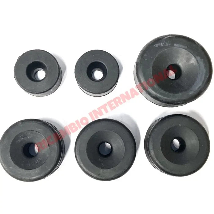 Engine & Gearbox Mount Kit (6 piece UPRATED HARDER) - Lancia Fulvia - All Engine - Gearbox - Suspension & Steering