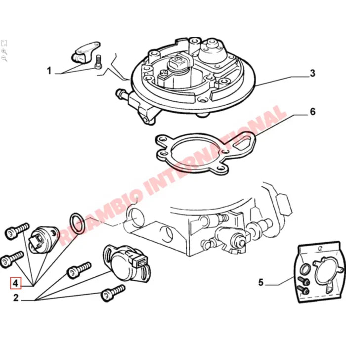 Engine Injection Unit (WEBER 2933) - Classic Fiat Panda Cinquecento,Seicento - Engine Parts
