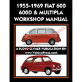 Factory Workshop Manual (386 Pages) - Fiat 600 & Multipla - Fiat/Seat 600 Parts