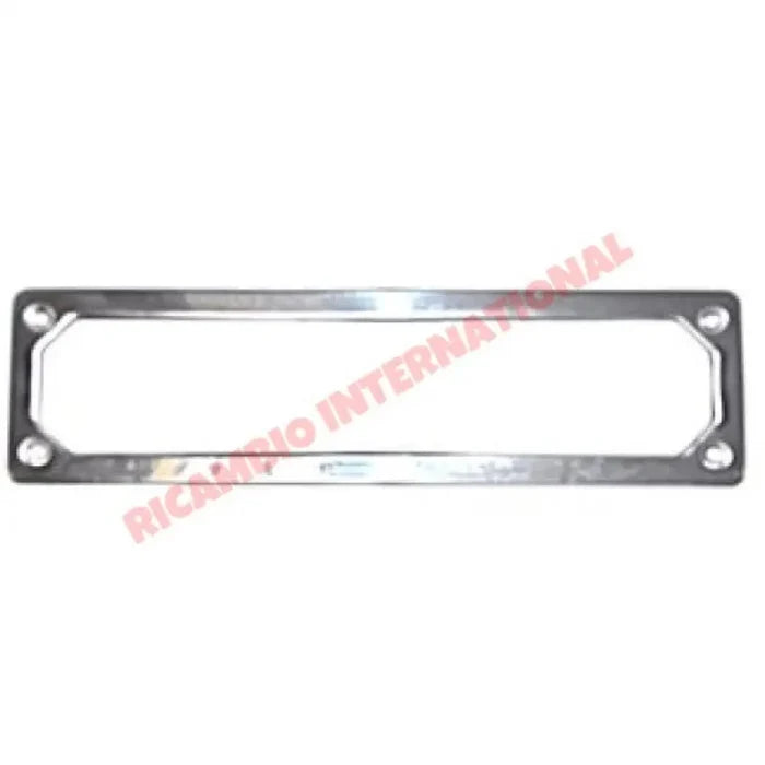 Front Number Plate Frame & Fittings (Chrome) - Classic Fiat 500 126 - Special Offers & Discounts