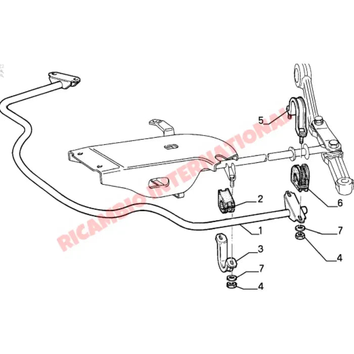 Front Sway Bar Rubber Bush - Lancia & Autobianchi Y10