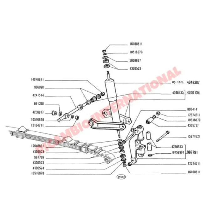 Front Wishbone Link Kit - Classic Fiat 500 126 - Suspension