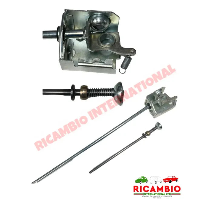 Gear Lever Top & Bottom Cup Kit - Classic Fiat 500,126 Autobianchi Bianchina - Clutch and Transmission Parts