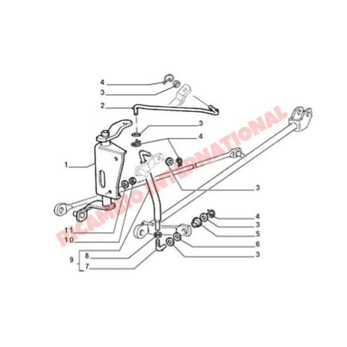 Gear Linkage Support Assy - Classic Fiat Panda 45 127 Autobianchi A112 - Gearbox and Clutch