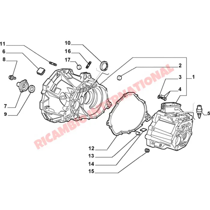 Gearbox Differential Oil Seal - Classic Fiat panda,Cinquecento,Seicento Lancia Y10 - Clutch & Transmission Parts