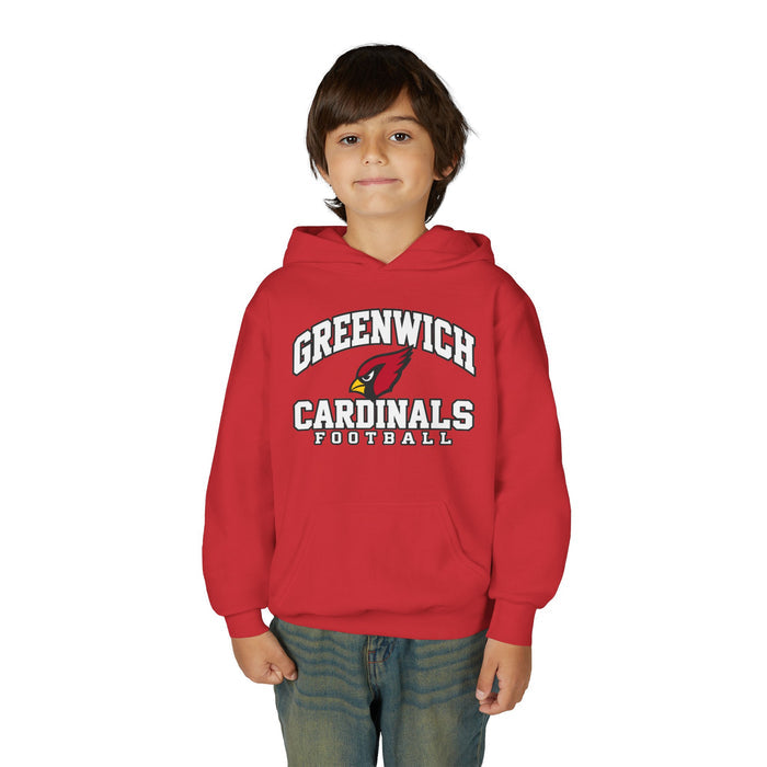 Greenwich Cardinals Football Youth Hoodie