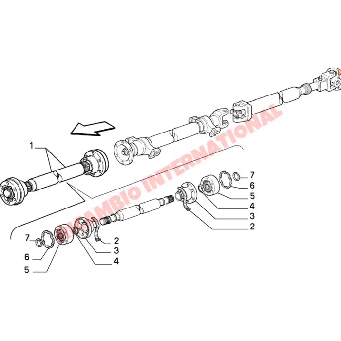Inner CV Joint Kit - Fiat Strada/Ritmo,Croma,Regata,X19,Tipo,Tempra Lancia Beta Dedra,Trevi,Fulvia - Axles - Shafts