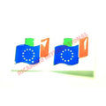 Italian Flag Stickers - Italian Flags