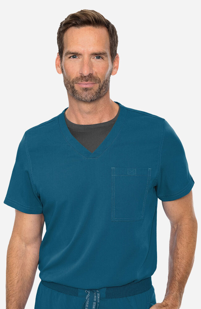 Men's Cadence V-Neck Solid Scrub Top