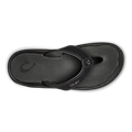 Black sandal on a white background