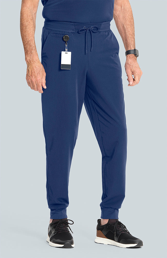 Men's Scrub Set: Cirrus Split Neck Top & Drift Jogger Pant