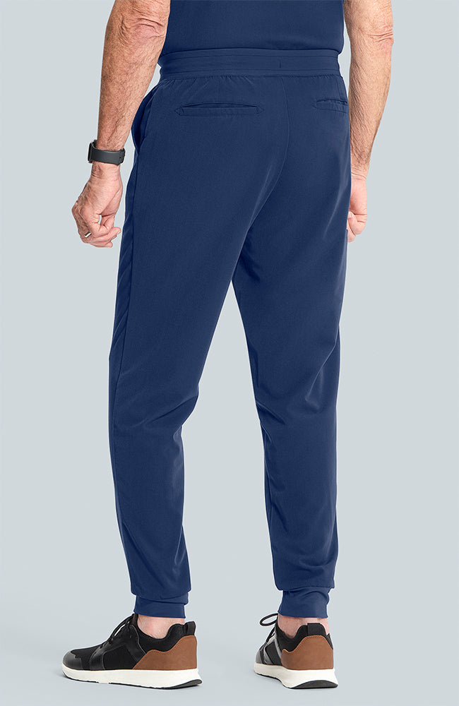 Men's Scrub Set: Cirrus Split Neck Top & Drift Jogger Pant