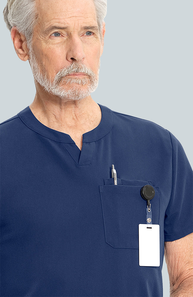 Men's Scrub Set: Cirrus Split Neck Top & Drift Jogger Pant