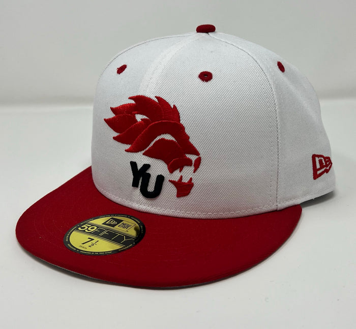 New Era 59FIFTY - White & Red Lions Cap