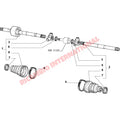 N/S Left Hand Drive Shaft & Tripod Bearing - Fiat Seicento Sporting - Steering - Shaft & Suspension