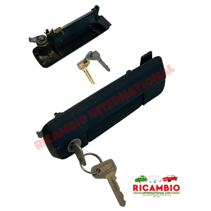 N/S Left Hand Outer Door Handle & Keys - Fiat 127 - Handles - Locks and Catches