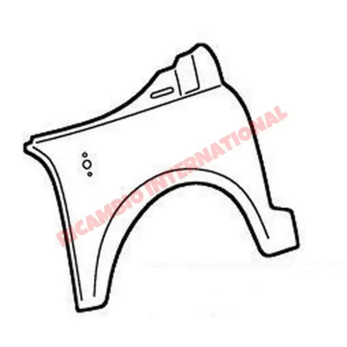 N/S Left Narrow Outer Front Wing Arch - Fiat 126 - Body Parts