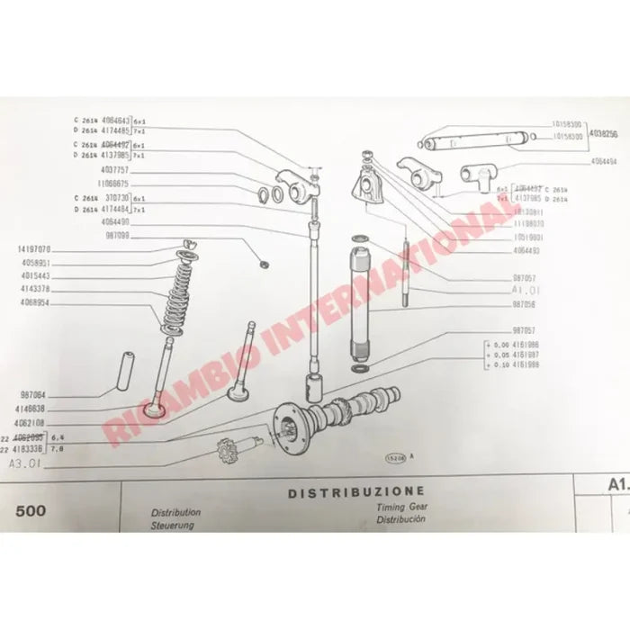 Oil Feed Pipe (Second Hand) - Classic Fiat 500 126 - Mechanical & Engine Parts