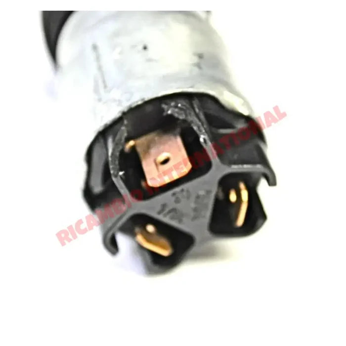 Original Dashboard Ignition Switch with Chrome Bezel & Keys - Classic Fiat 500 - Electrical