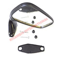 O/S (Right Hand) Black Plastic Mirror (TO CLEAR) - Classic Fiat 500,126,127,128 - Mirrors