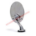 O/S Right Hand Chrome Mirror (Single Bolt-on) - Classic Fiat 500,600,850 plus many other models - Mirrors
